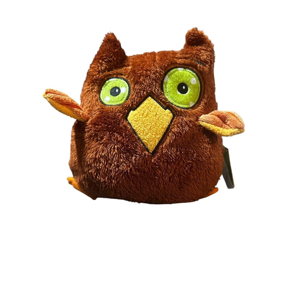 MerryMakers Peek-A-Who? Owl Plush 8” Brown, Book Apeekawho by Nina Landen NWT
